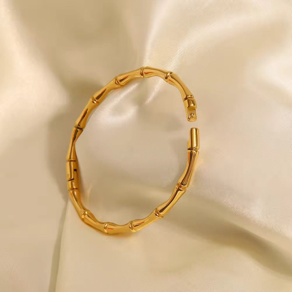 Bamboo Gold Cuff