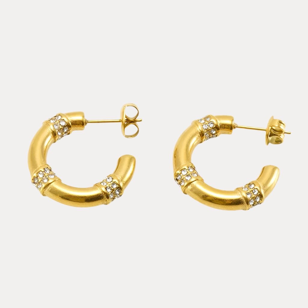 Luna Bamboo Hoops