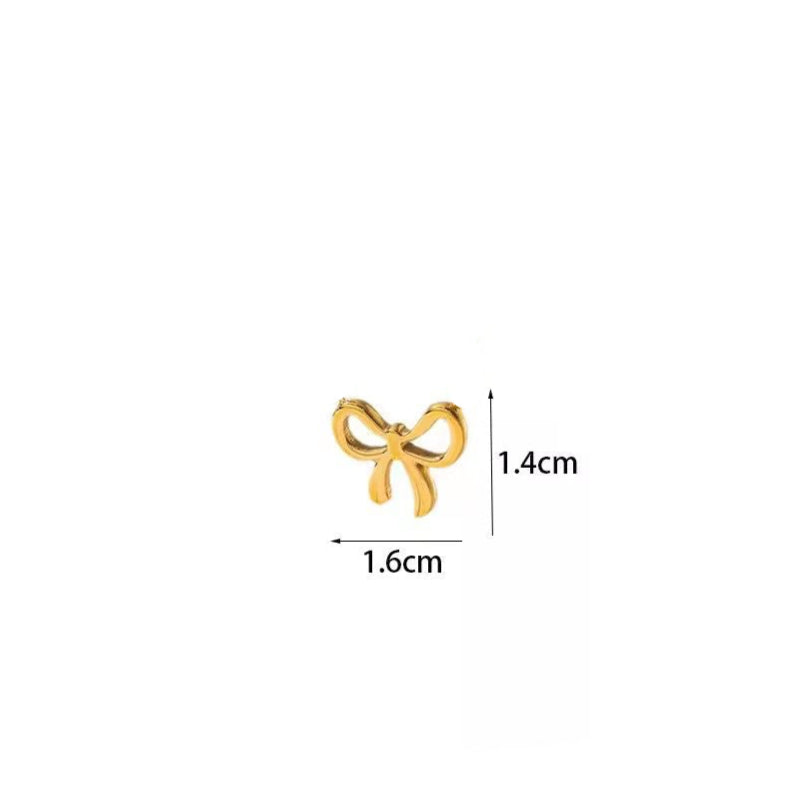 18K Cute Bow Set
