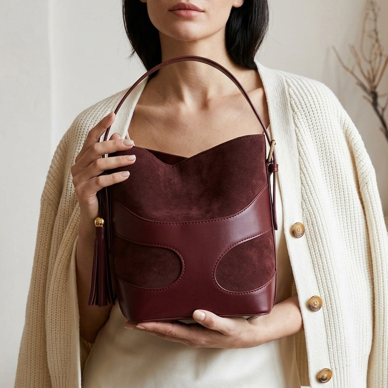 Burgundy Bonbon Bucket