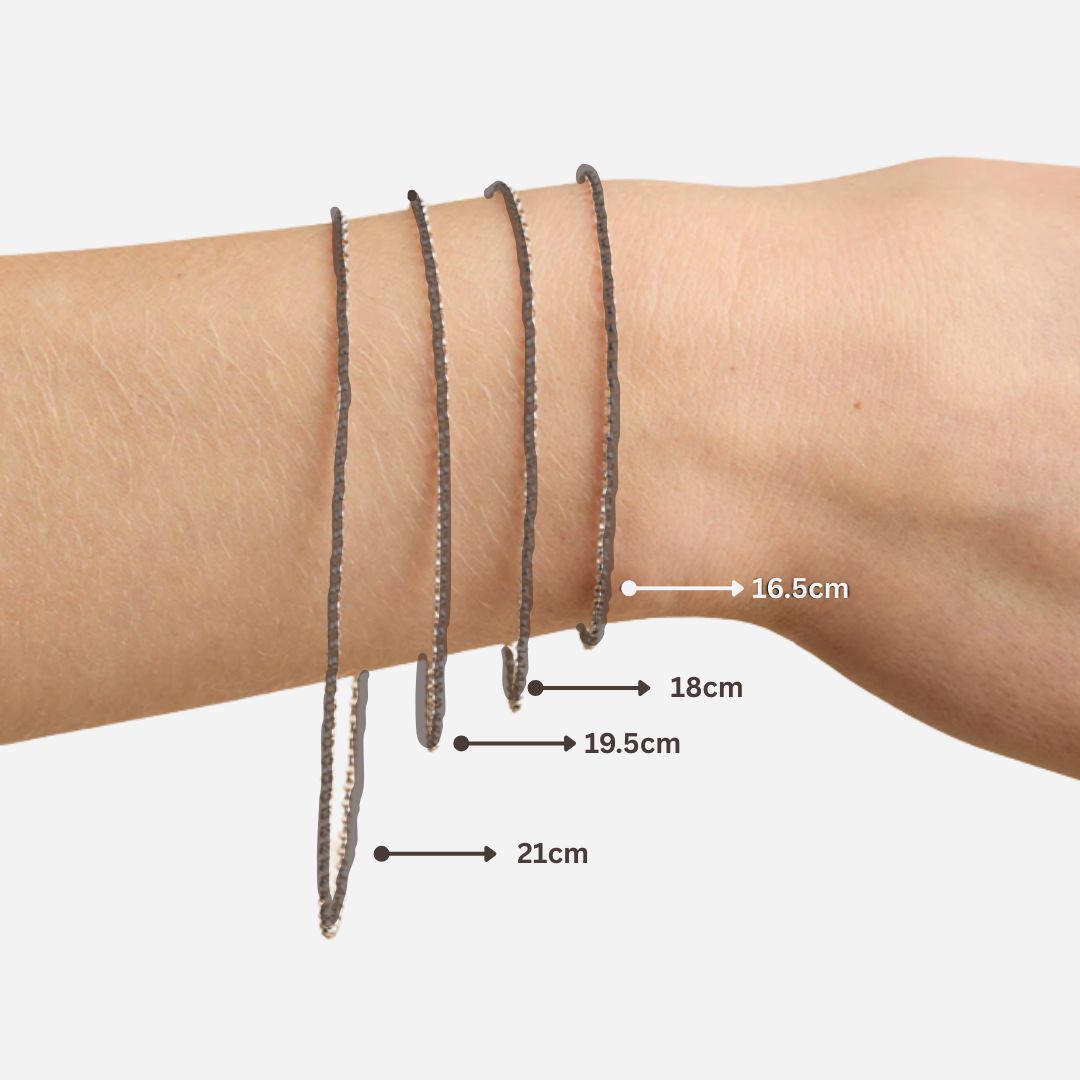 18K Lip Link Bracelet Chain