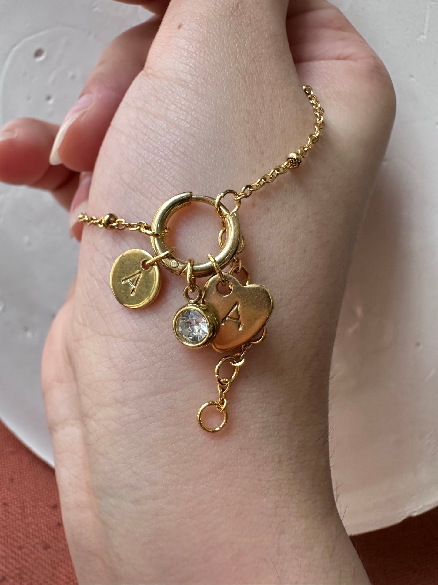 Initial Stamping Charms