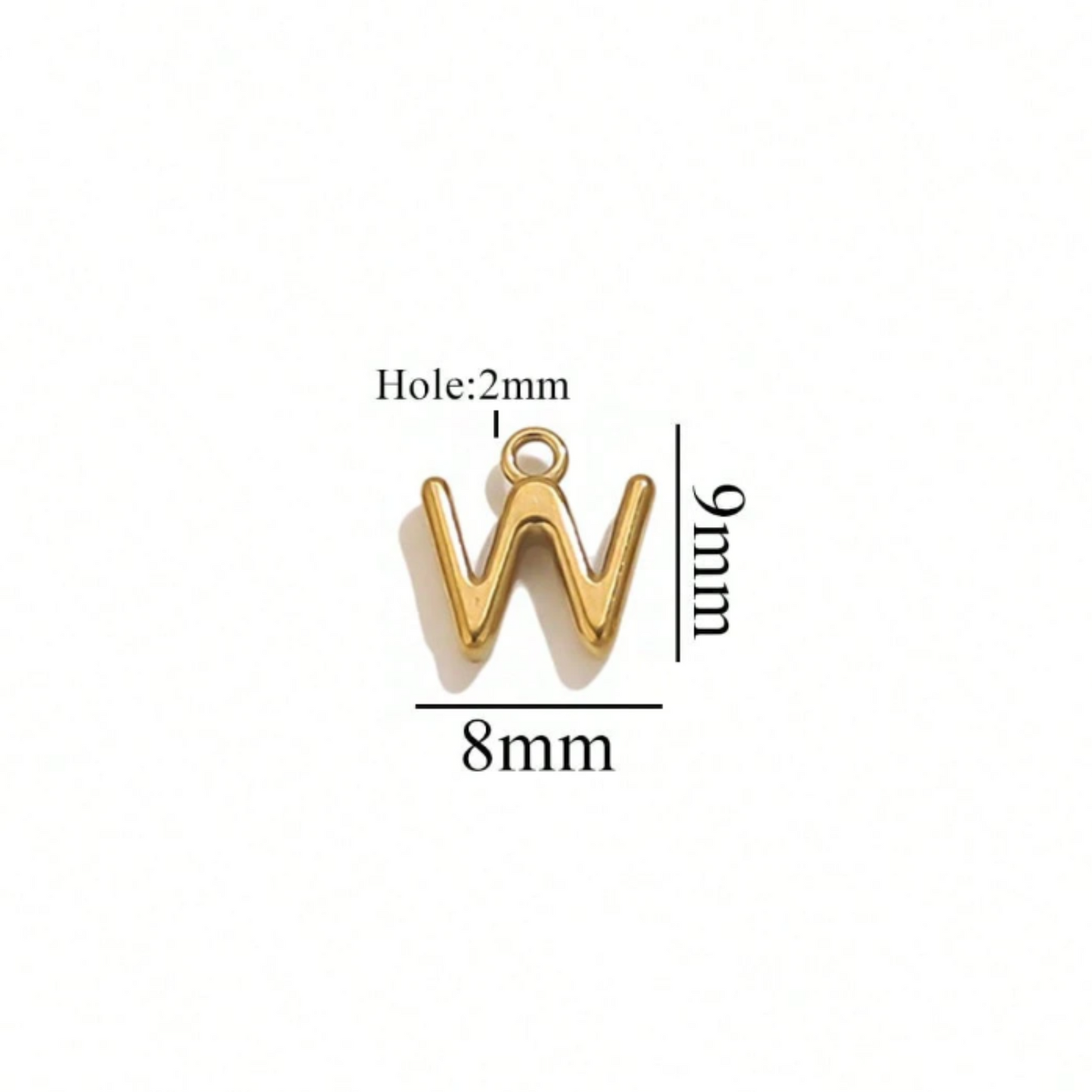 Alphabet Charms-18K Gold plated-Anti Tarnish