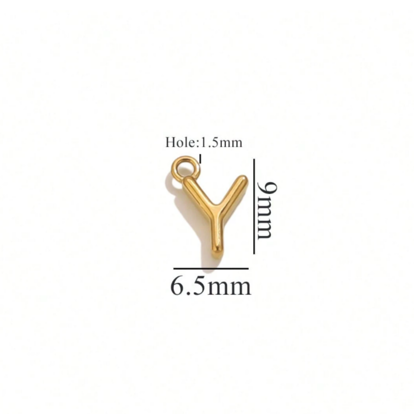 Alphabet Charms-18K Gold plated-Anti Tarnish