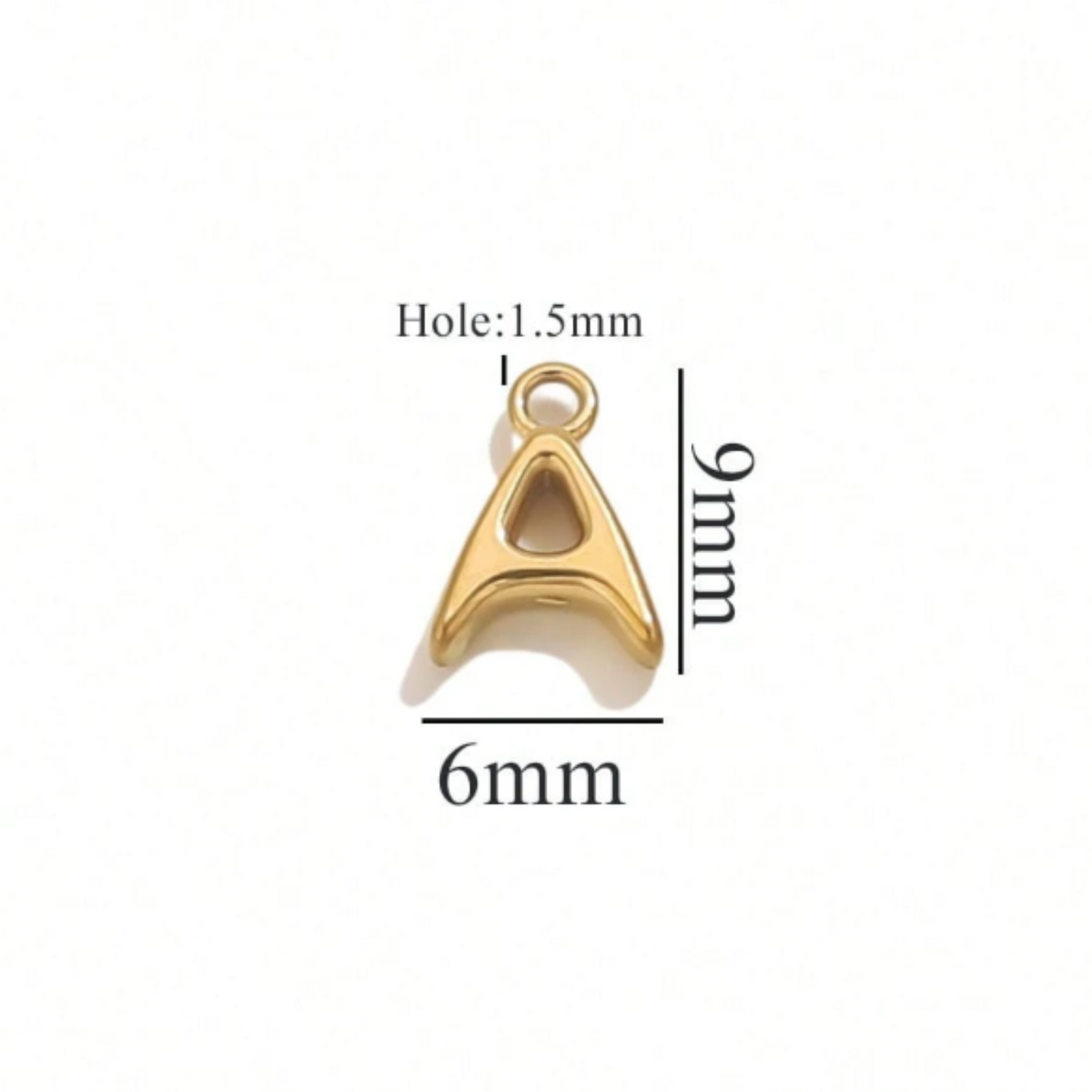 Alphabet Charms-18K Gold plated-Anti Tarnish