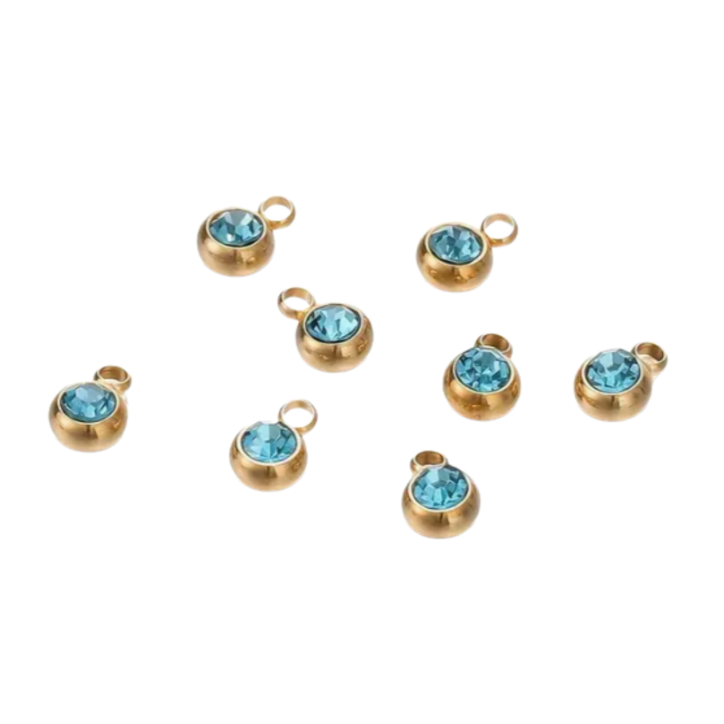 Rhinestone Bead Charm