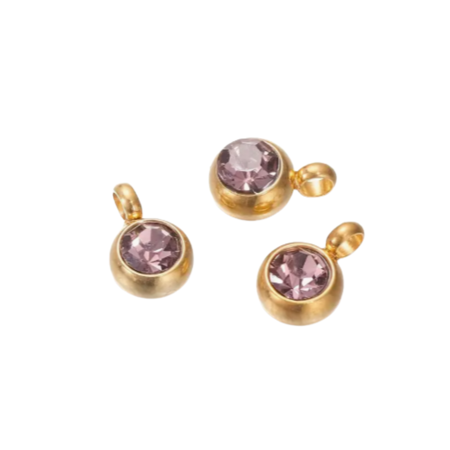Rhinestone Bead Charm