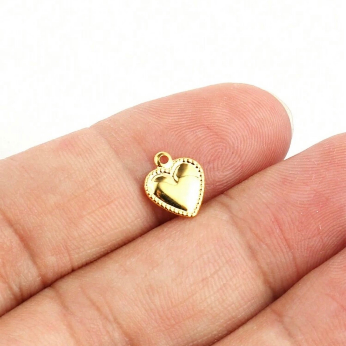 Shell Heart Charm