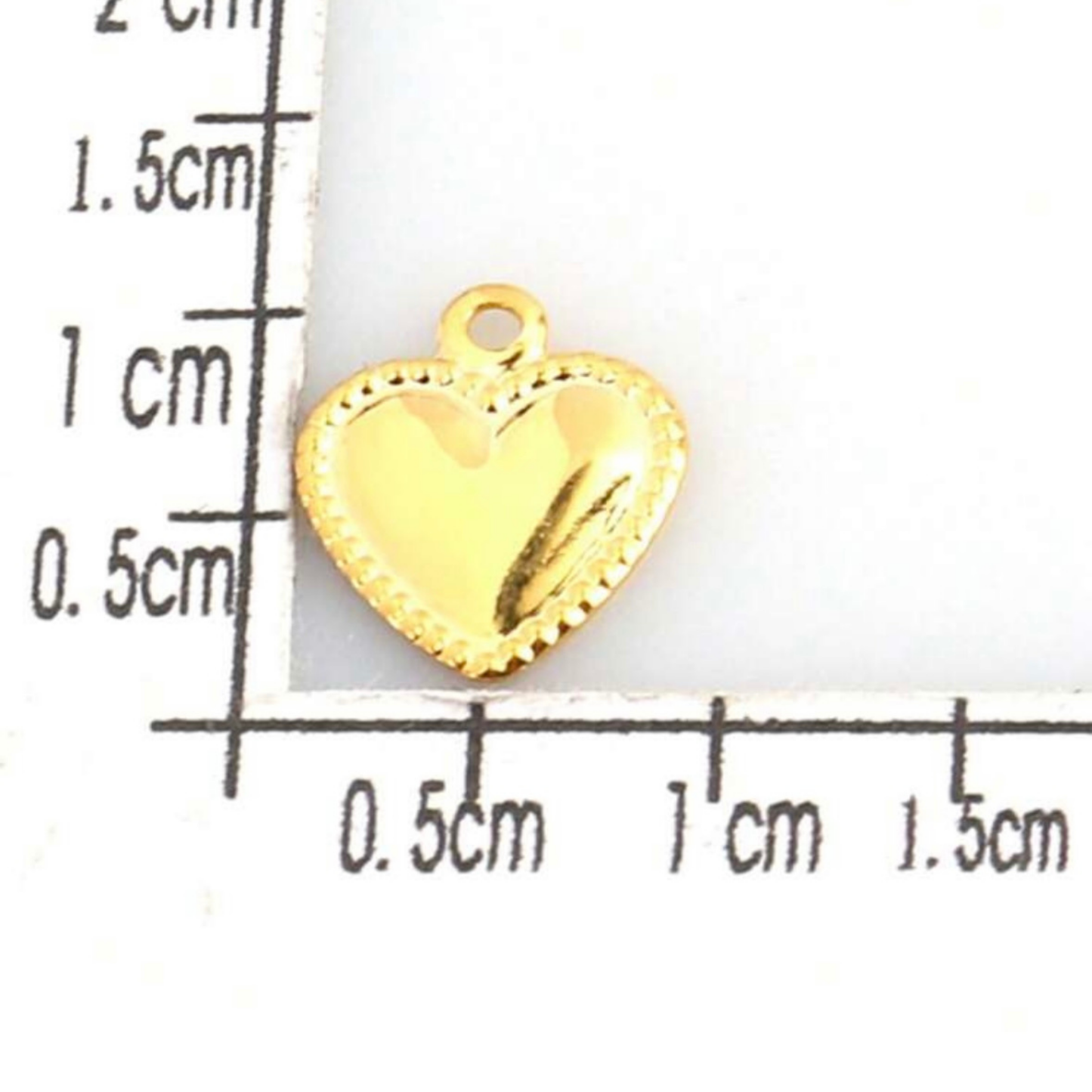 Shell Heart Charm