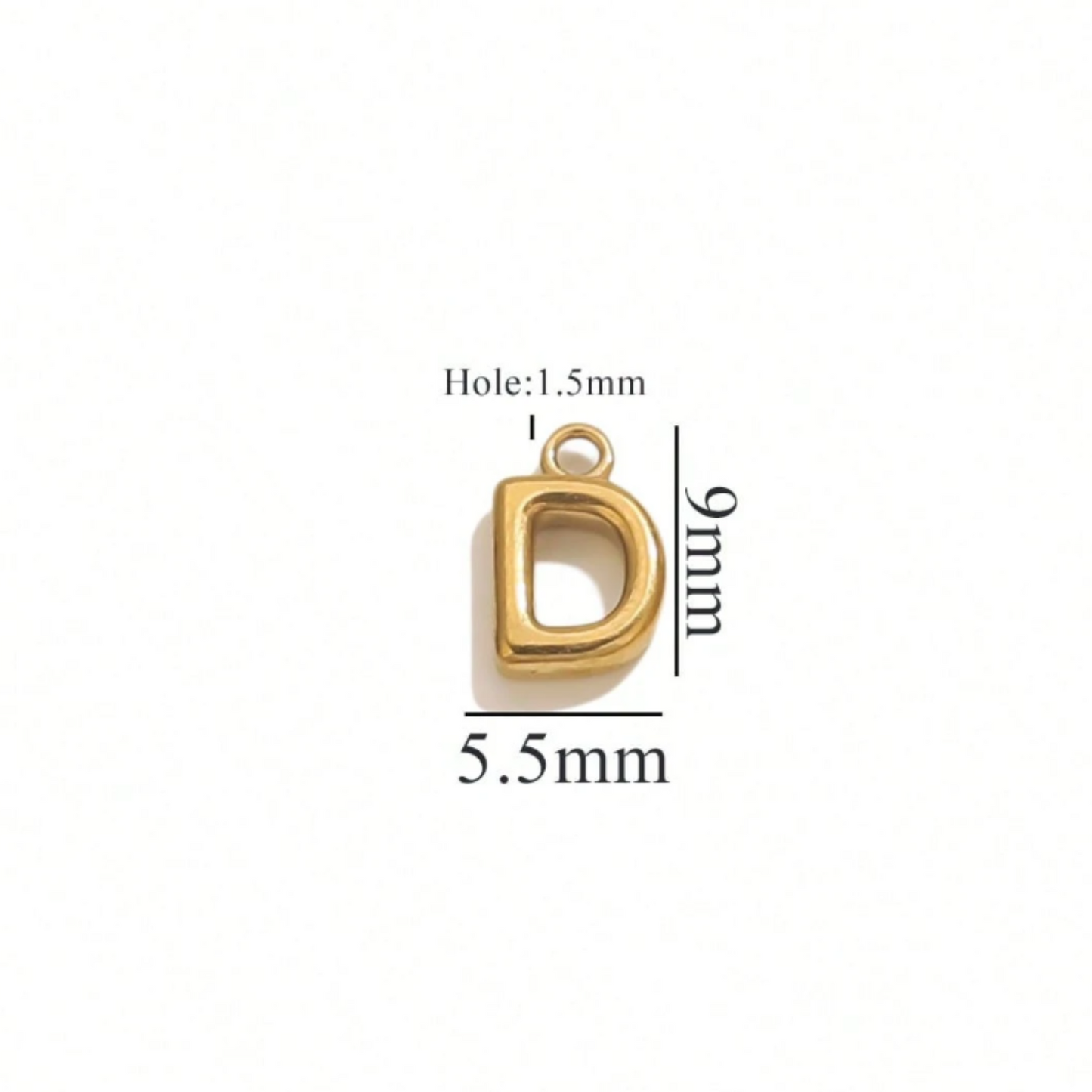Alphabet Charms-18K Gold plated-Anti Tarnish