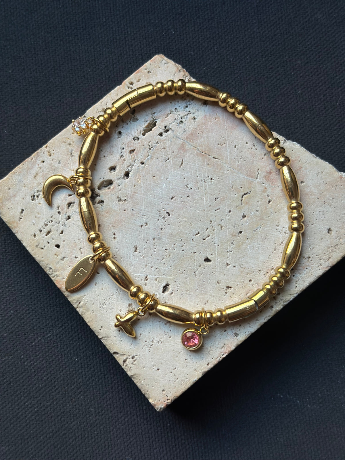 Charm Cuff Bangle (without charms)