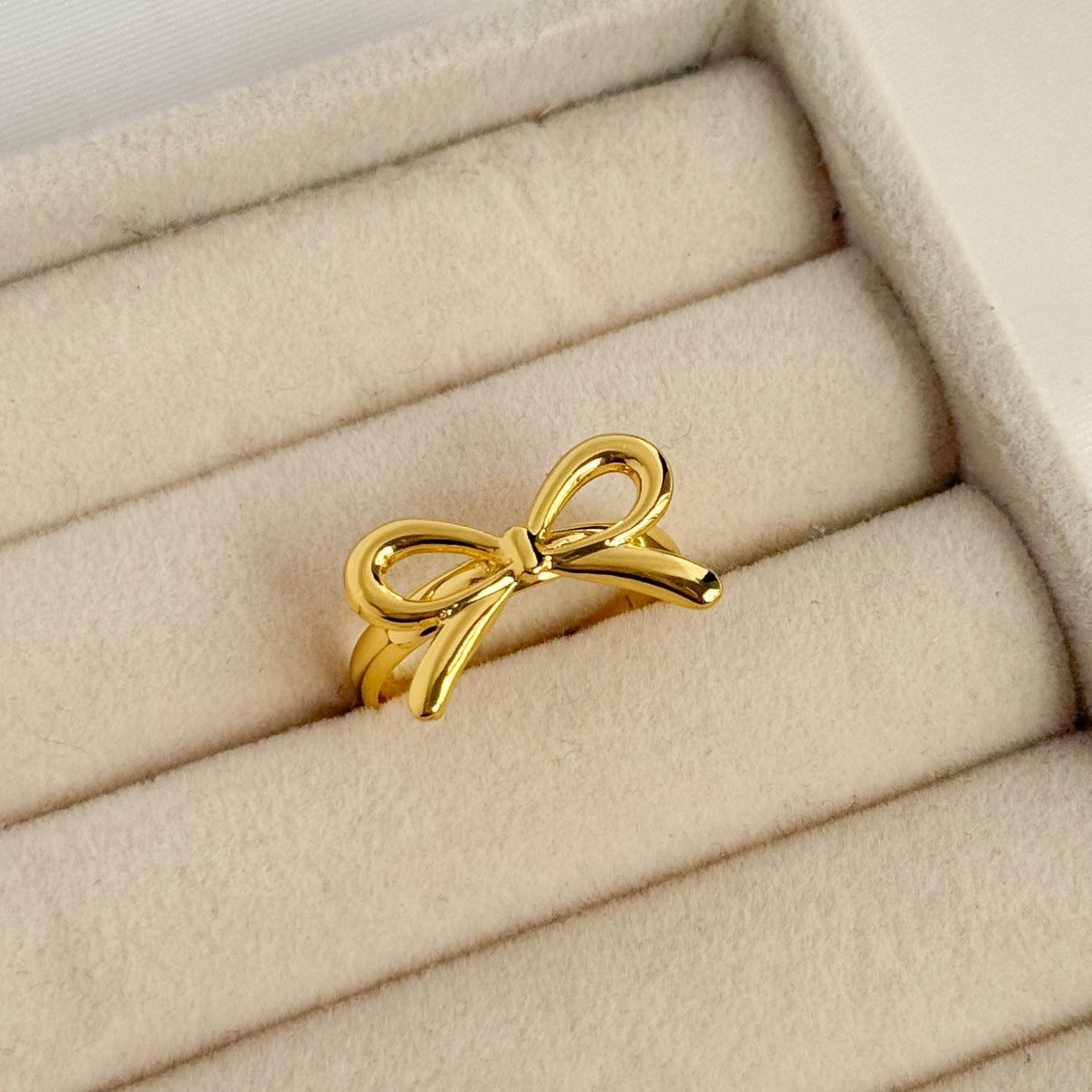 Cute Bow Ring- Adjustable