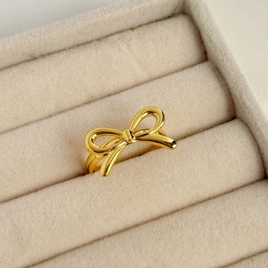 Cute Bow Ring- Adjustable