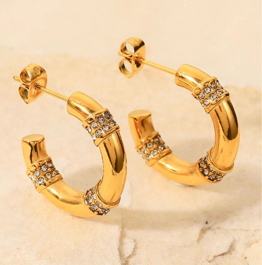 Luna Bamboo Hoops