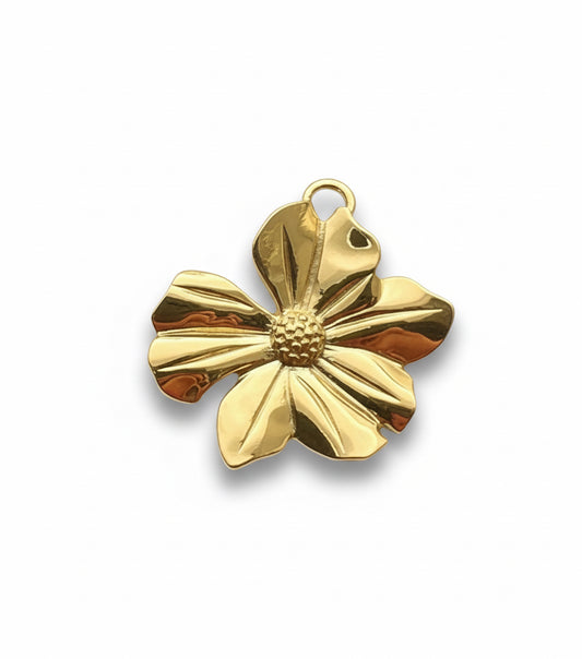 Large Flower Pendant Charm