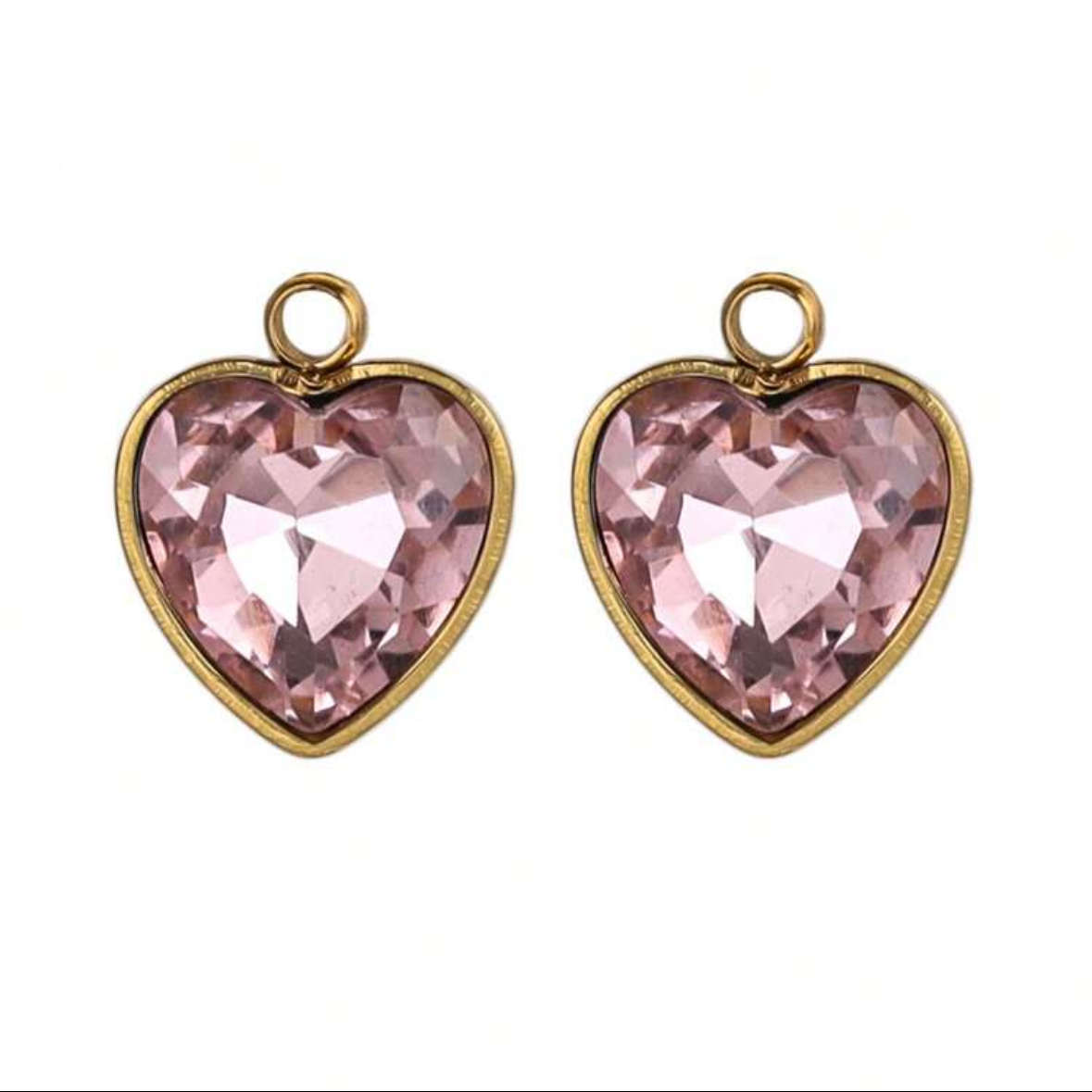 Zirconia Heart Charm
