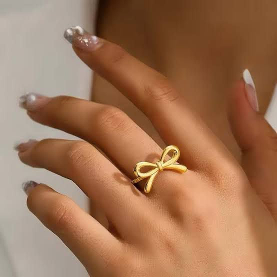 Cute Bow Ring- Adjustable