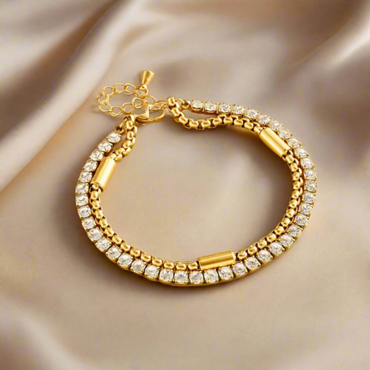 Seraphine Two Layered Bracelet