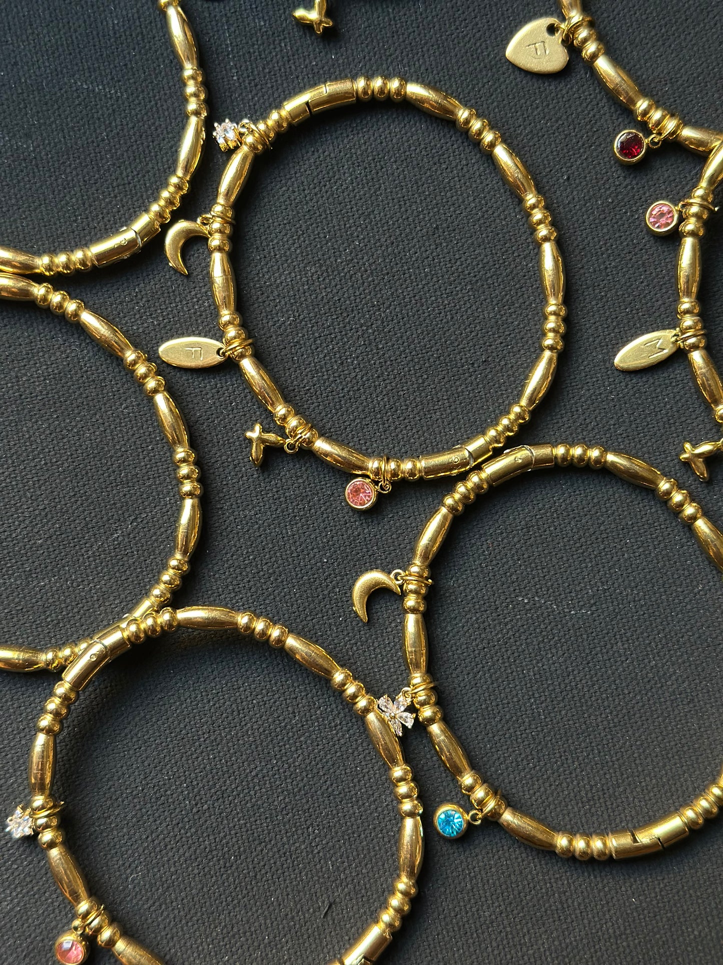 Charm Cuff Bangle (without charms)