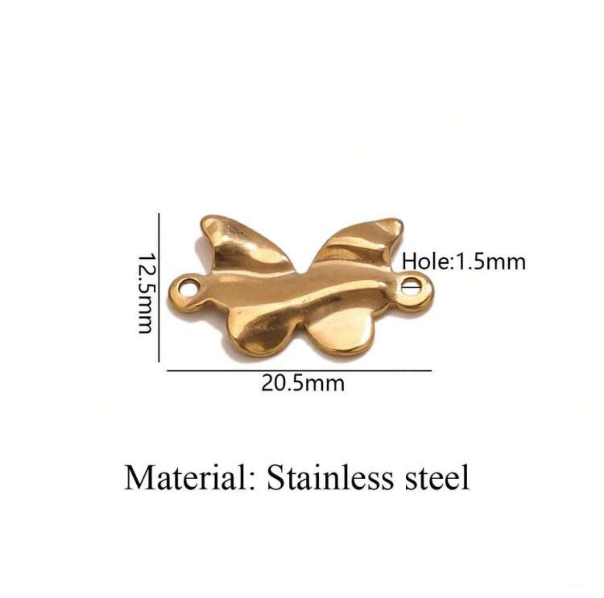 Butterfly Connector Charm