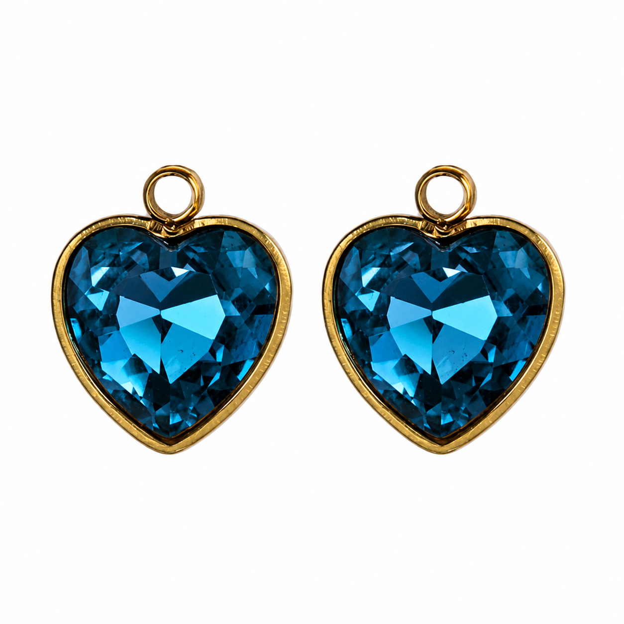 Zirconia Heart Charm