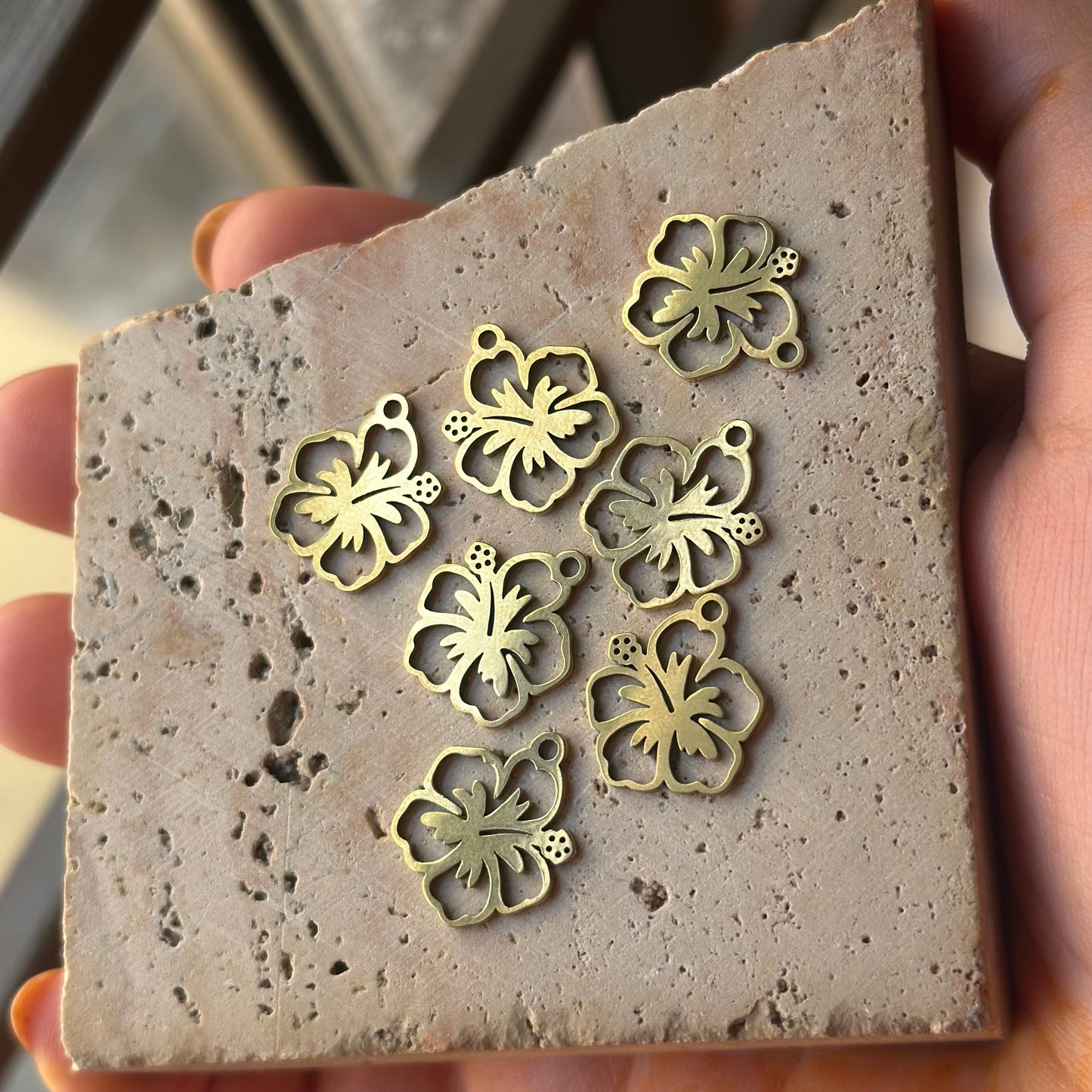 Lily flower charm