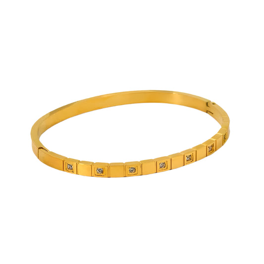 Cubed Zirconia Cuff