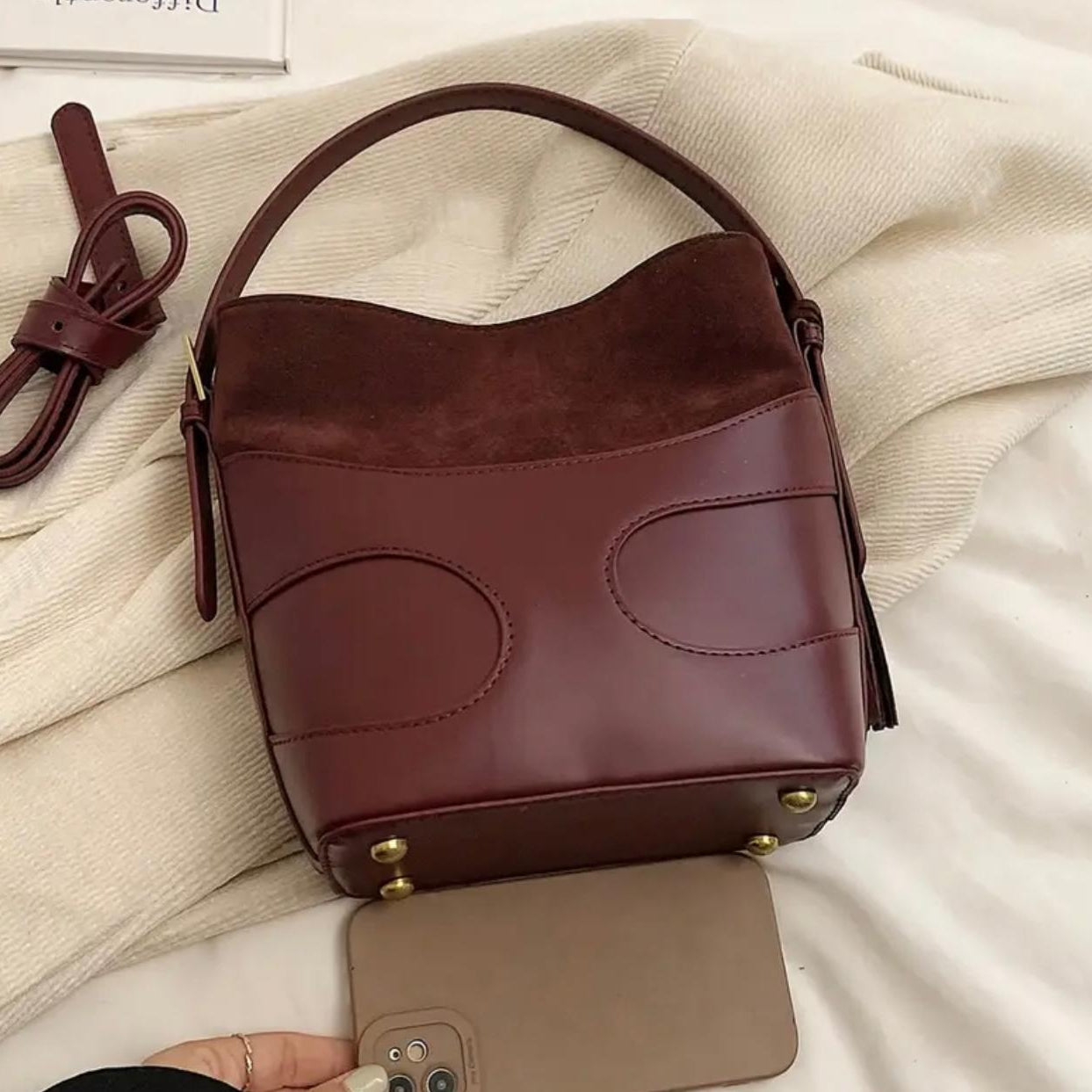 Burgundy Bonbon Bucket