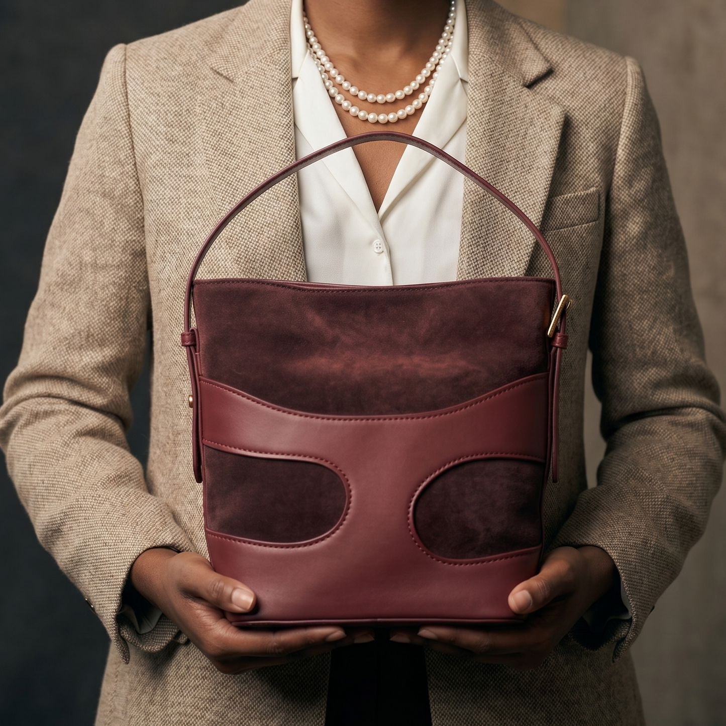 Burgundy Bonbon Bucket